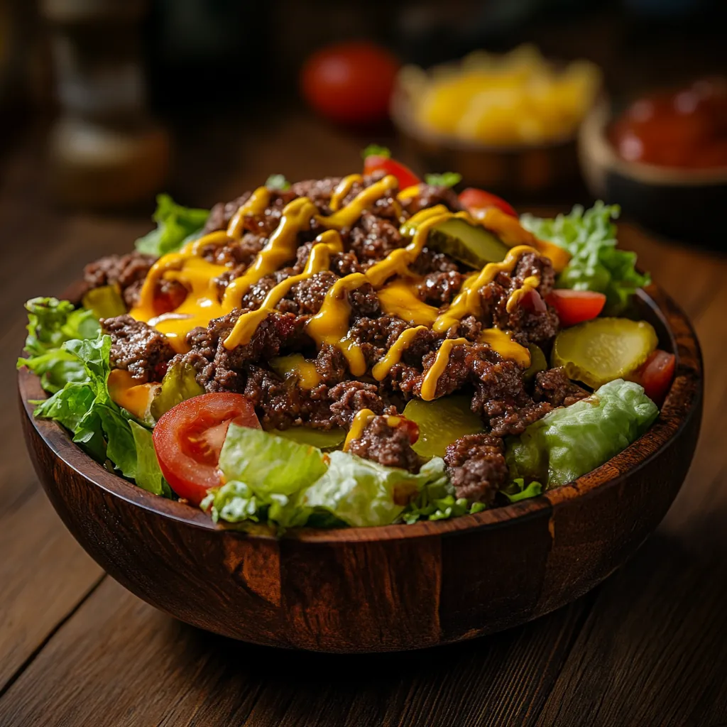 Cheeseburger_Salat_Rezept