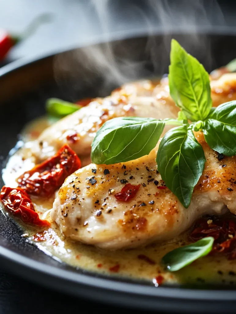 Hähnchen mit Tomaten