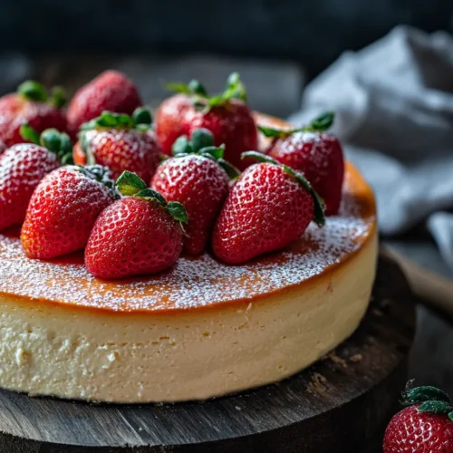 Käsekuchen ohne Boden