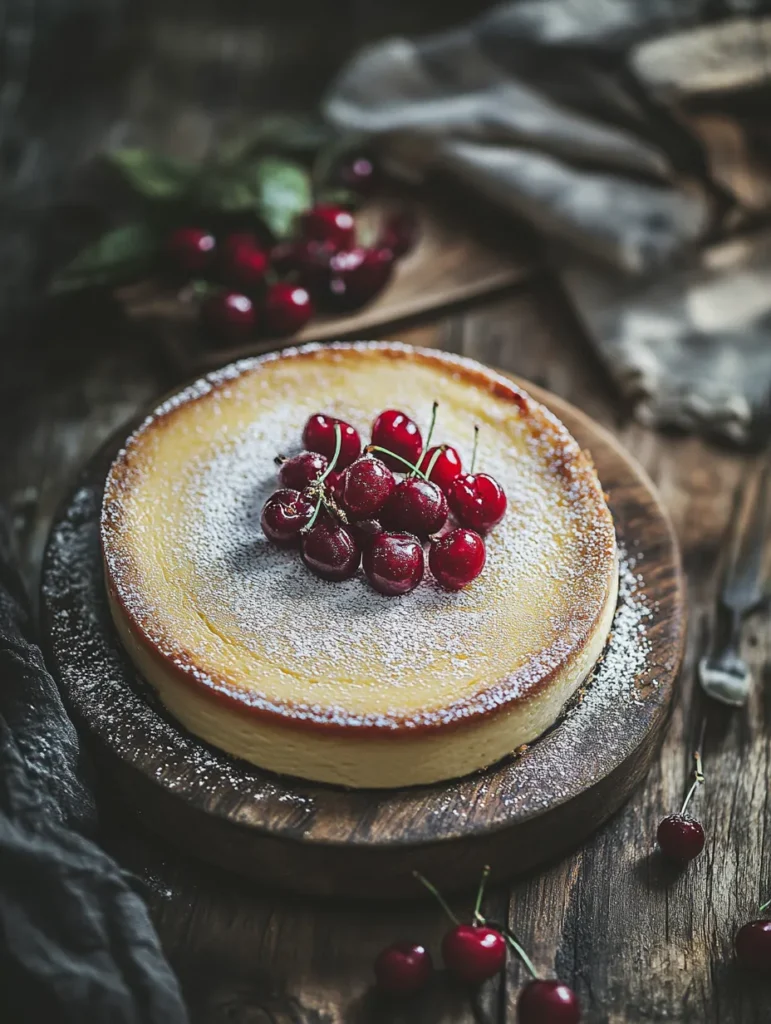 Käsekuchen ohne Boden - cremig lecker