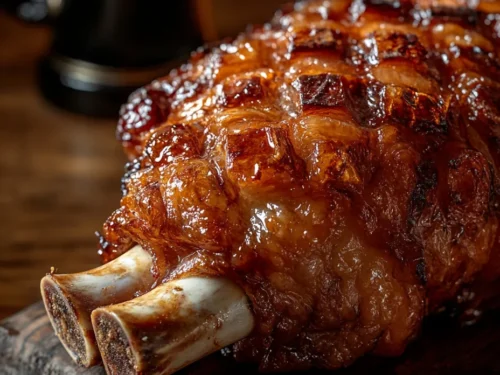 Knusprige Schweinshaxe aus der Heißluftfritteuse