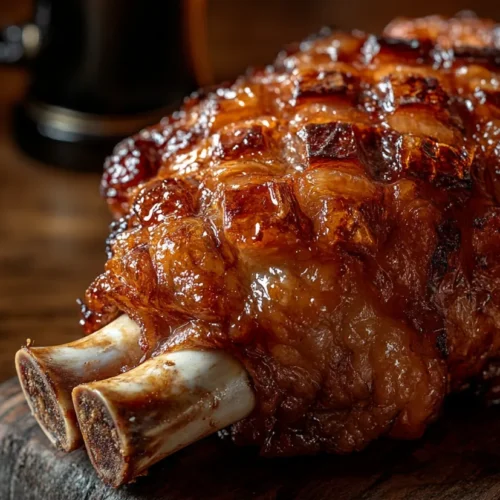 Knusprige Schweinshaxe aus der Heißluftfritteuse