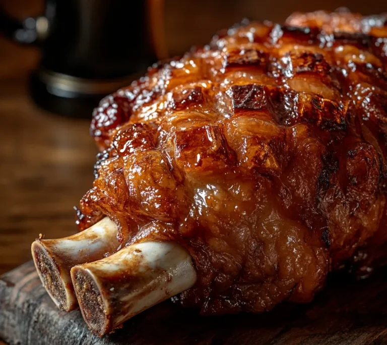 Knusprige Schweinshaxe aus der Heißluftfritteuse