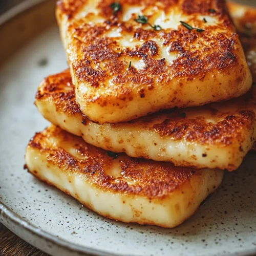 Knuspriger Halloumi aus der Heißluftfritteuse