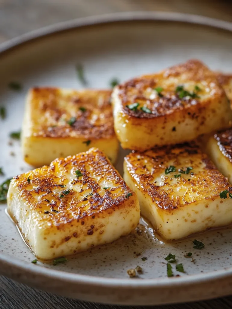 Knuspriger Halloumi aus der Heißluftfritteuse Rezept