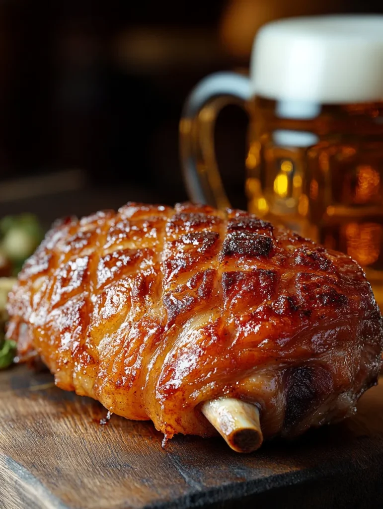 Leckere Schweinshaxe aus der Heißluftfritteuse