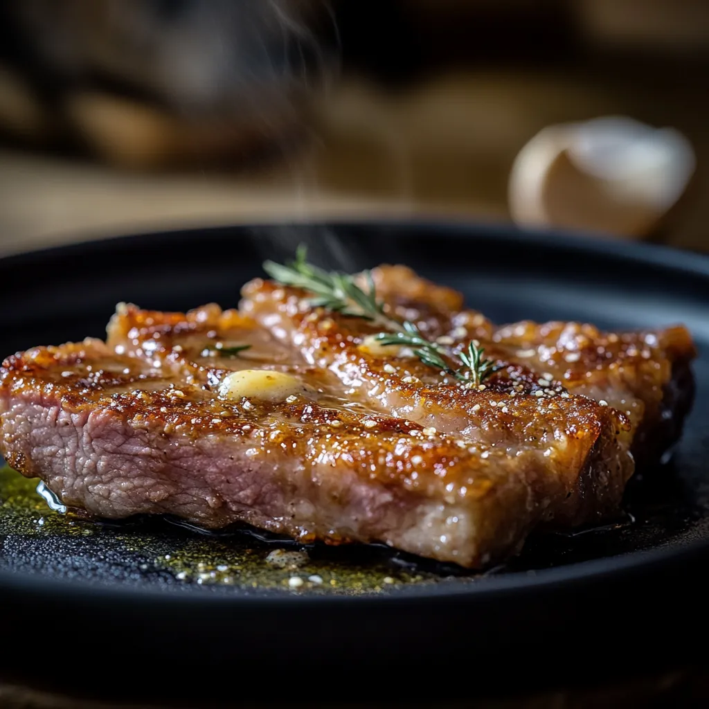 Nackensteak aus der Heißluftfritteuse Einfach