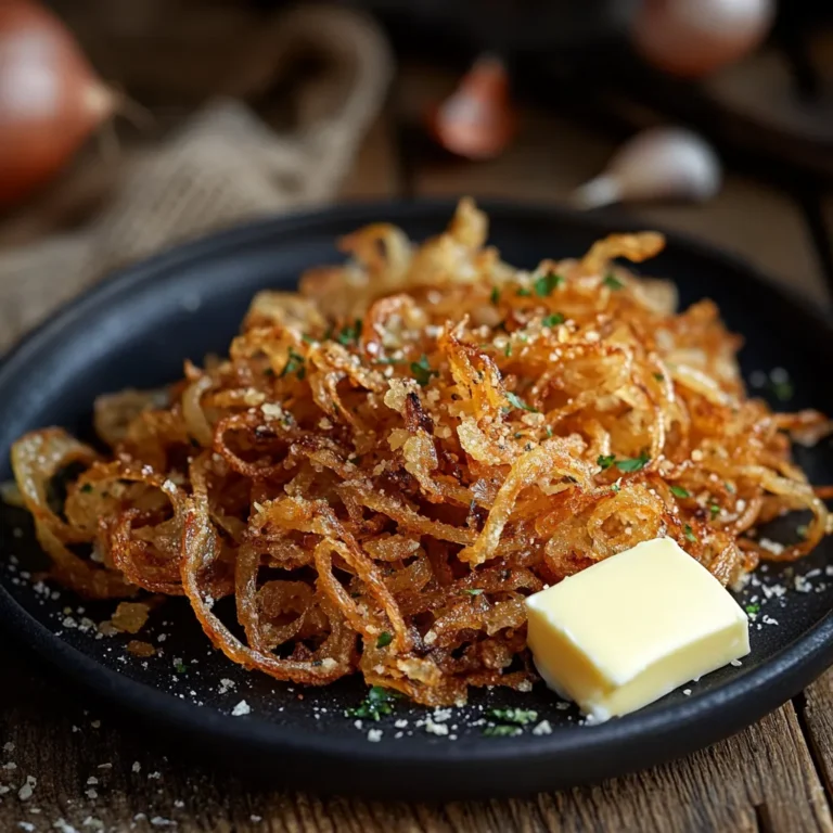 Röstzwiebeln aus der Heißluftfritteuse