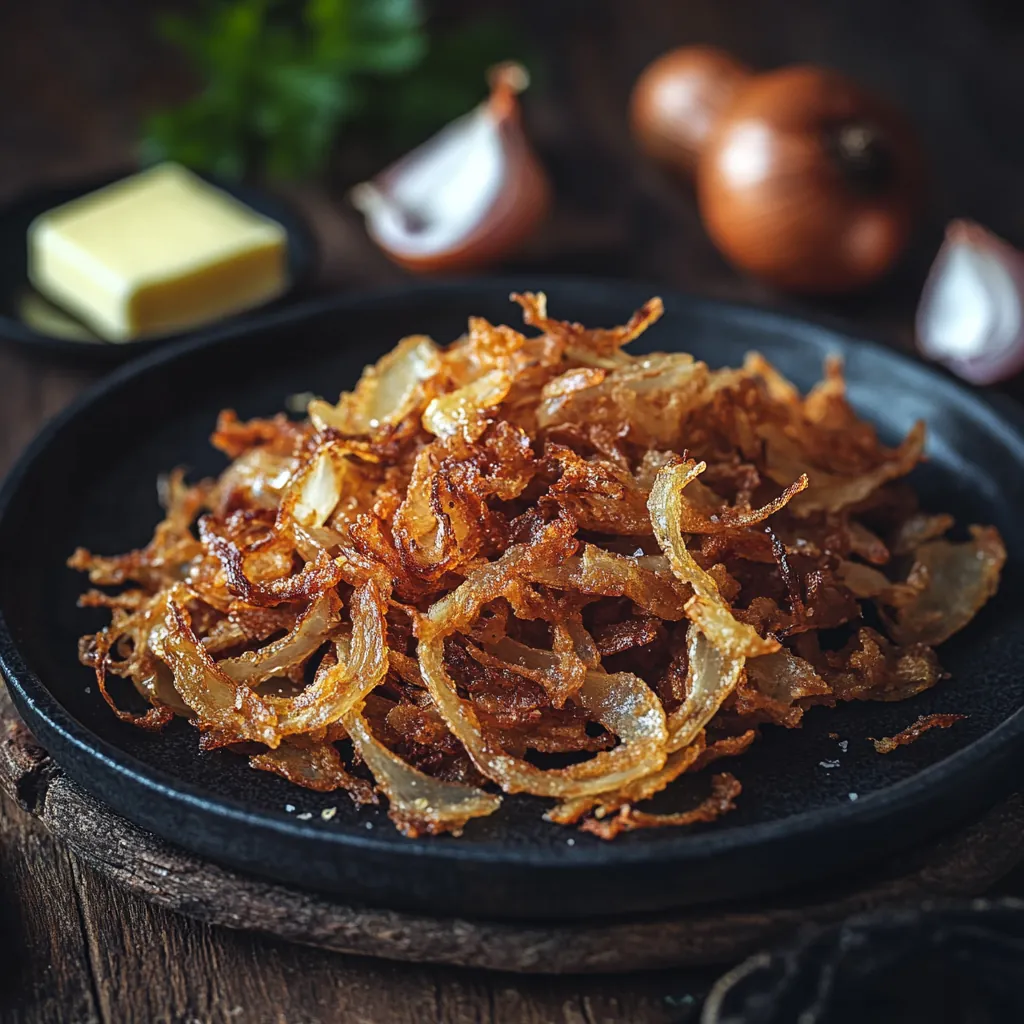 Röstzwiebeln aus der Heißluftfritteuse Rezept